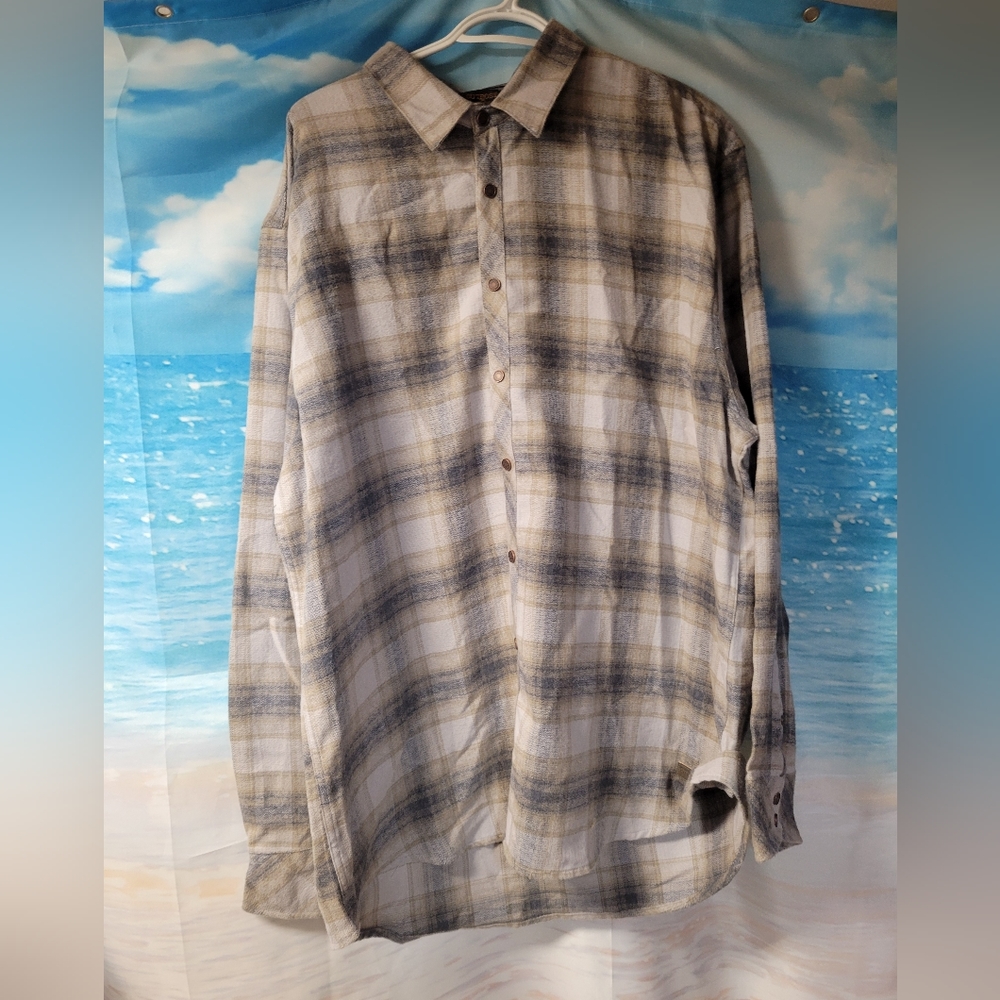 Outpost Makers NWOT Men’s Brushed Knit Flannel Shirt Size 2XL